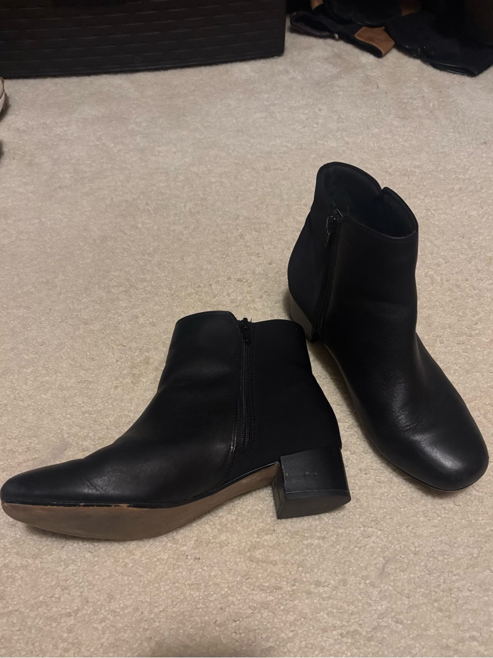 Black Clark’s Booties